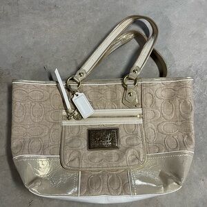 Coach tote. Used once.